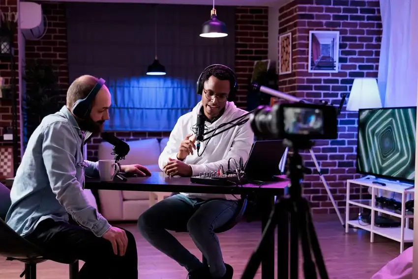 photo shoot & podcast production