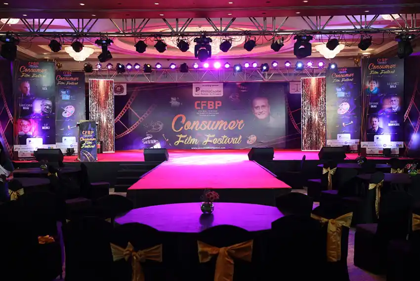 stage & led screen setup